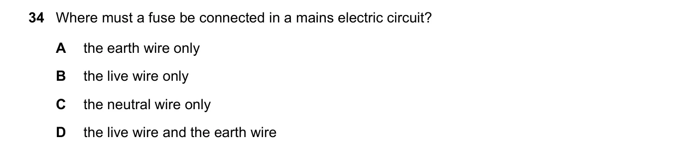 Question 34, November 2019, 0625 Paper 22