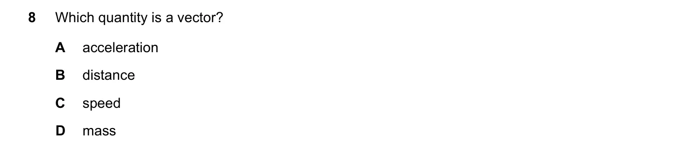 Question 8, June 2020, 0625 Paper 21