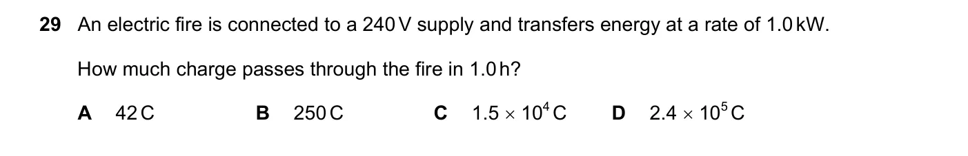 Question 29, June 2020, 0625 Paper 21