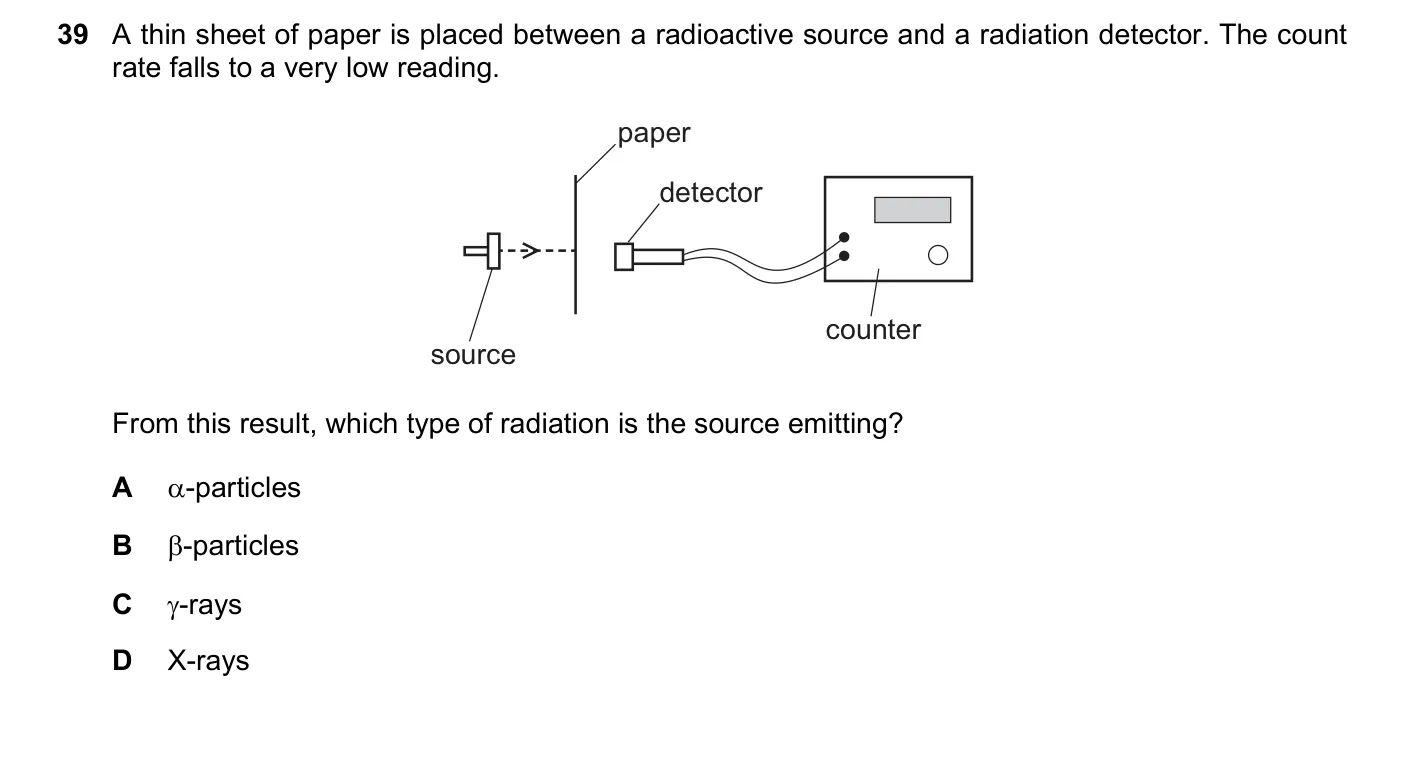 Question 39, June 2020, 0625 Paper 21