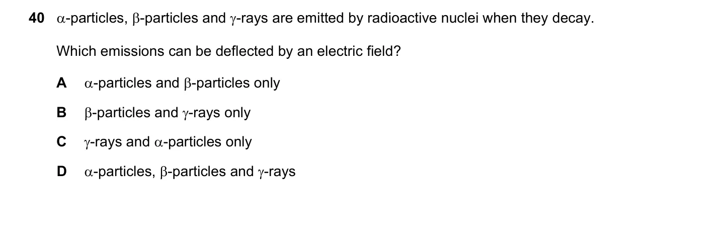 Question 40, June 2020, 0625 Paper 21