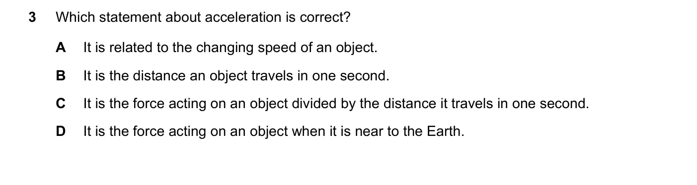Question 3, June 2020, 0625 Paper 22