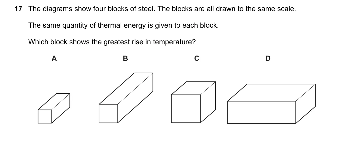 Question 17, June 2020, 0625 Paper 22