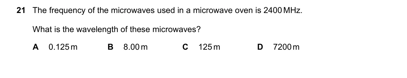 Question 21, June 2020, 0625 Paper 22
