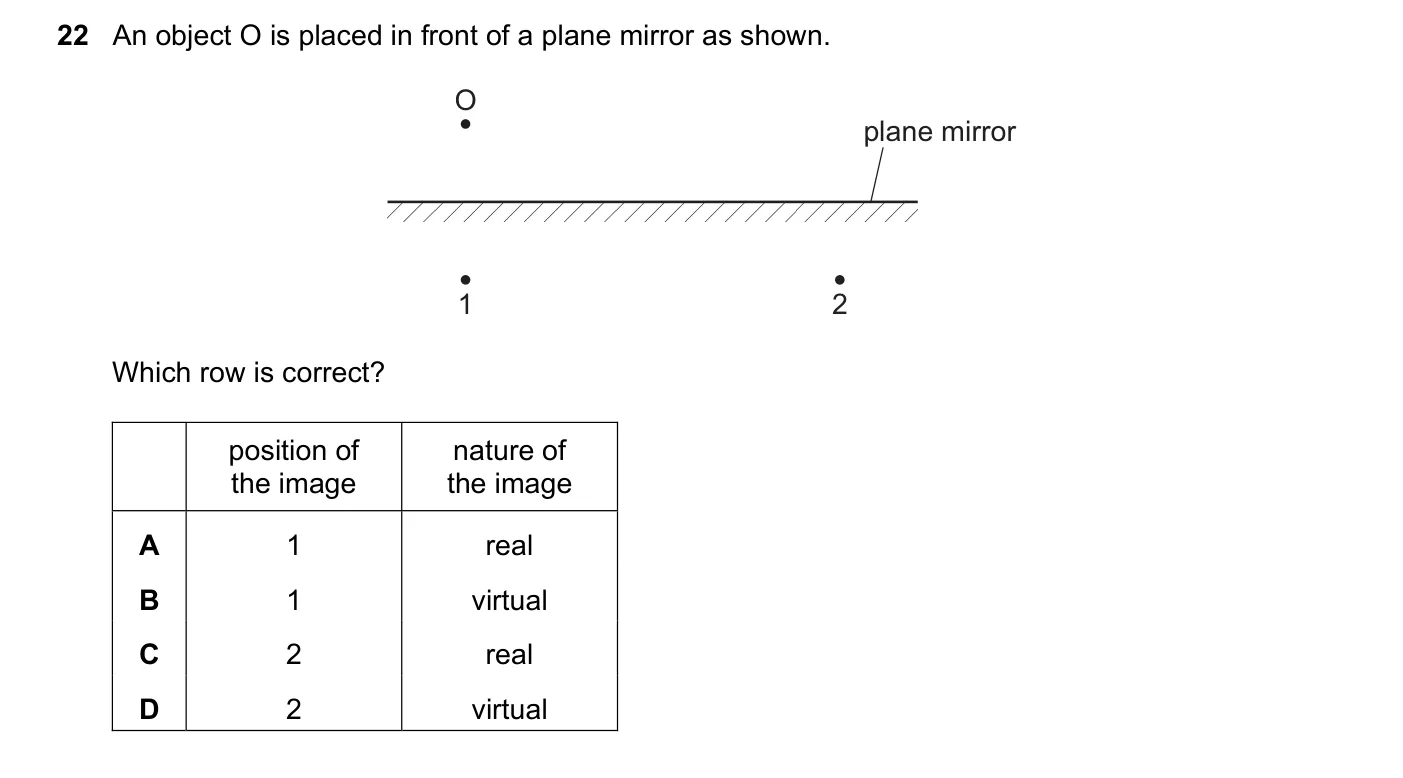 Question 22, June 2020, 0625 Paper 22