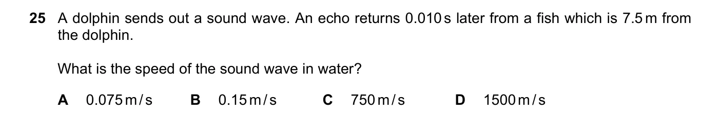 Question 25, June 2020, 0625 Paper 22