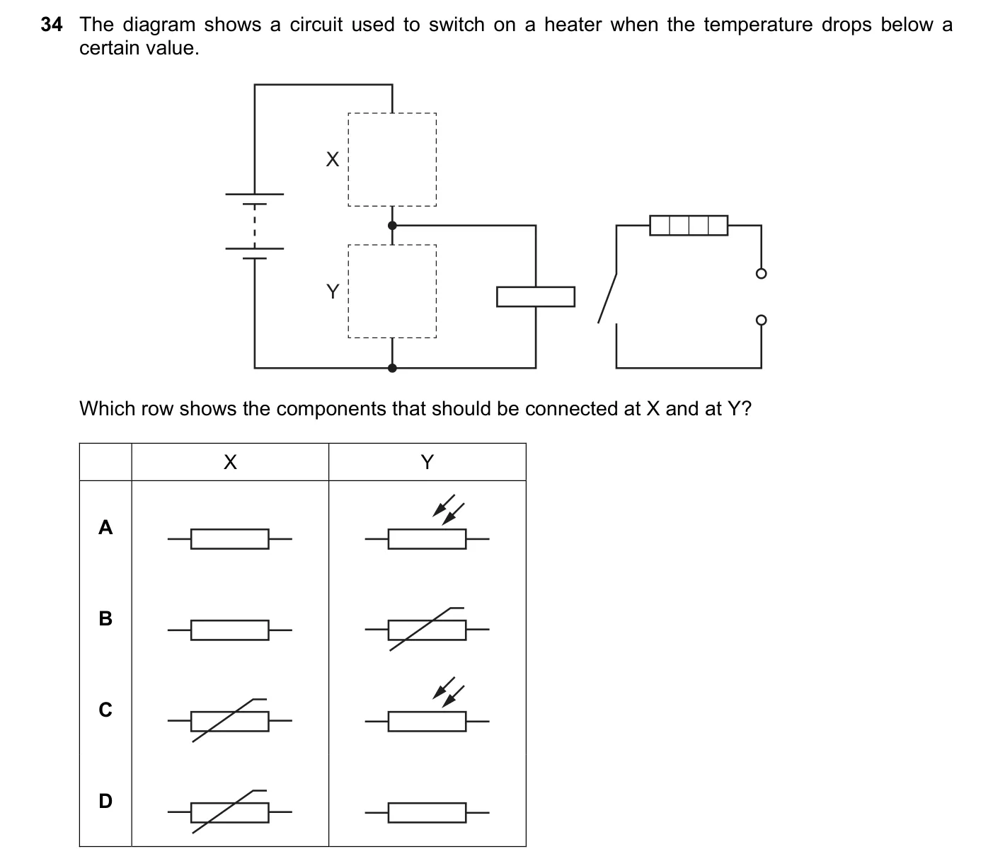 Question 34, June 2020, 0625 Paper 22