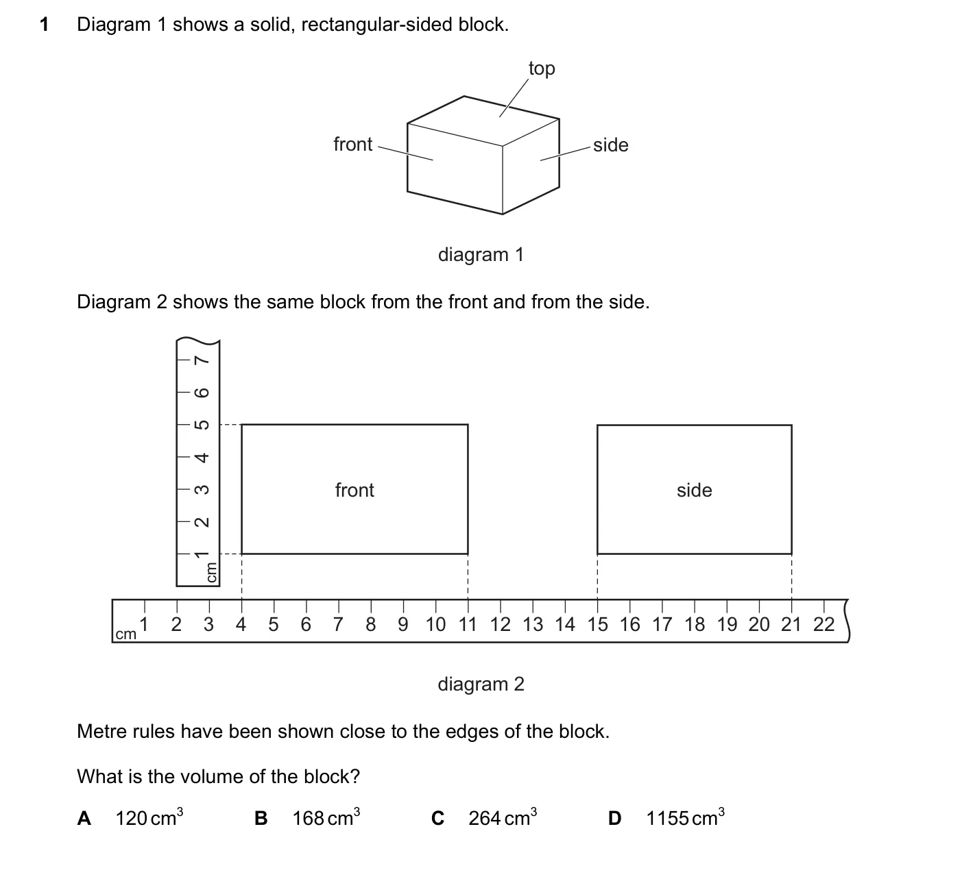 Question 1, June 2020, 0625 Paper 23