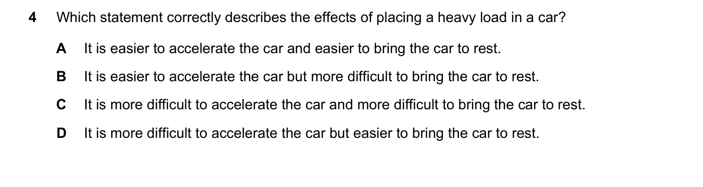 Question 4, June 2020, 0625 Paper 23