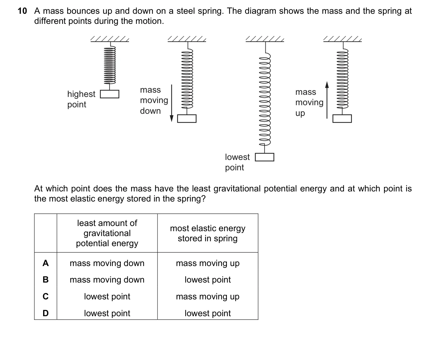 Question 10, June 2020, 0625 Paper 23