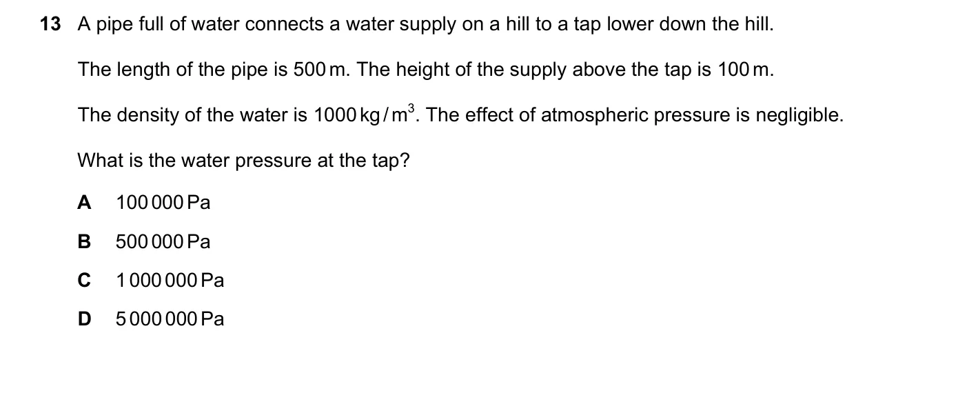 Question 13, June 2020, 0625 Paper 23