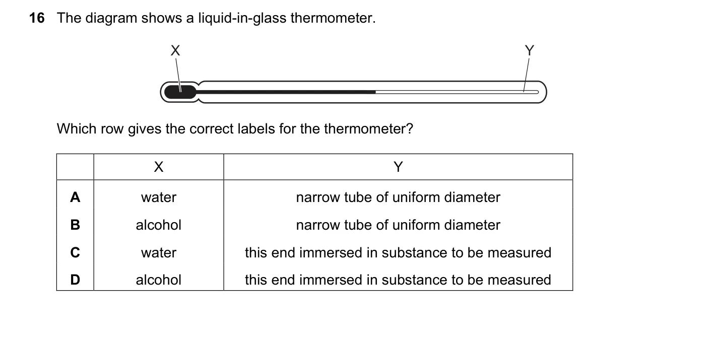 Question 16, June 2020, 0625 Paper 23