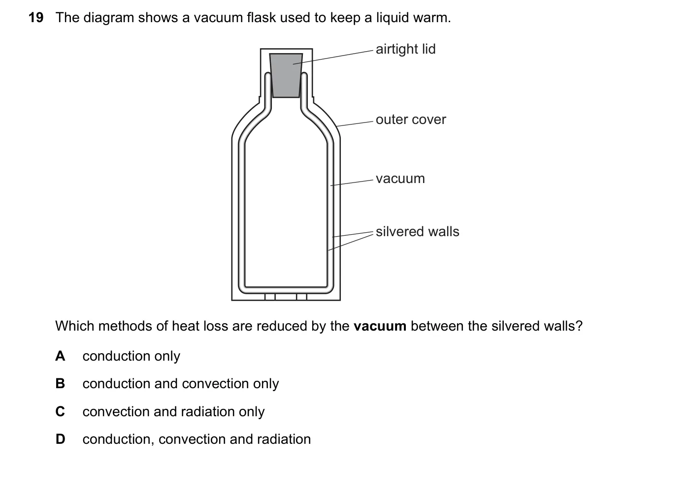 Question 19, June 2020, 0625 Paper 23