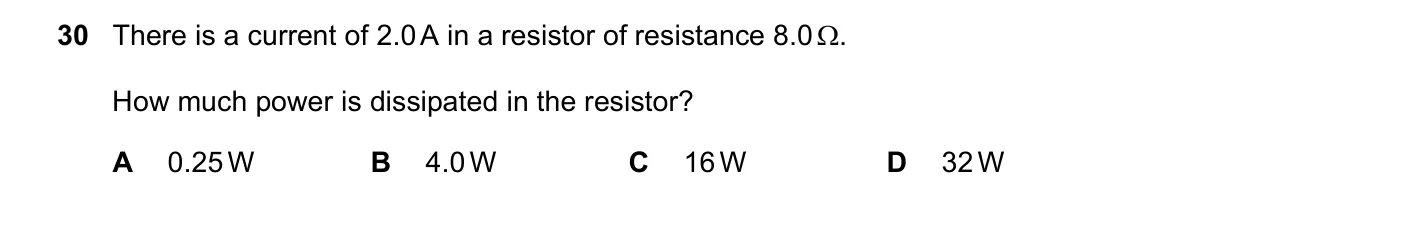 Question 30, June 2020, 0625 Paper 23