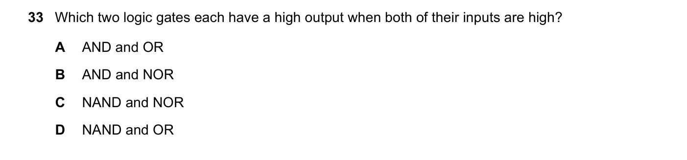 Question 33, June 2020, 0625 Paper 23