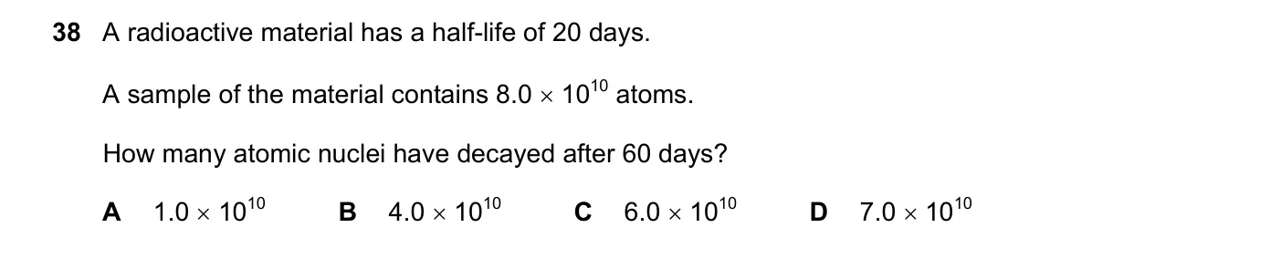 Question 38, June 2020, 0625 Paper 23