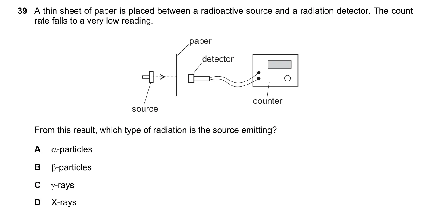 Question 39, June 2020, 0625 Paper 23