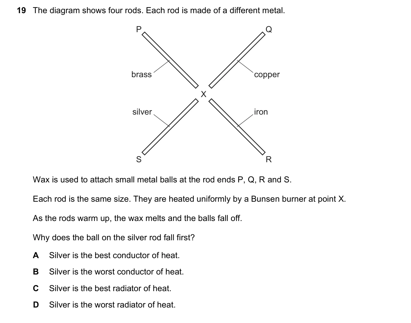 Question 19, November 2020, 0625 Paper 21