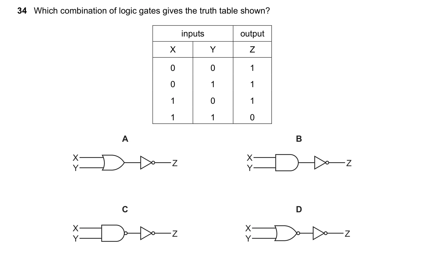 Question 34, November 2020, 0625 Paper 21