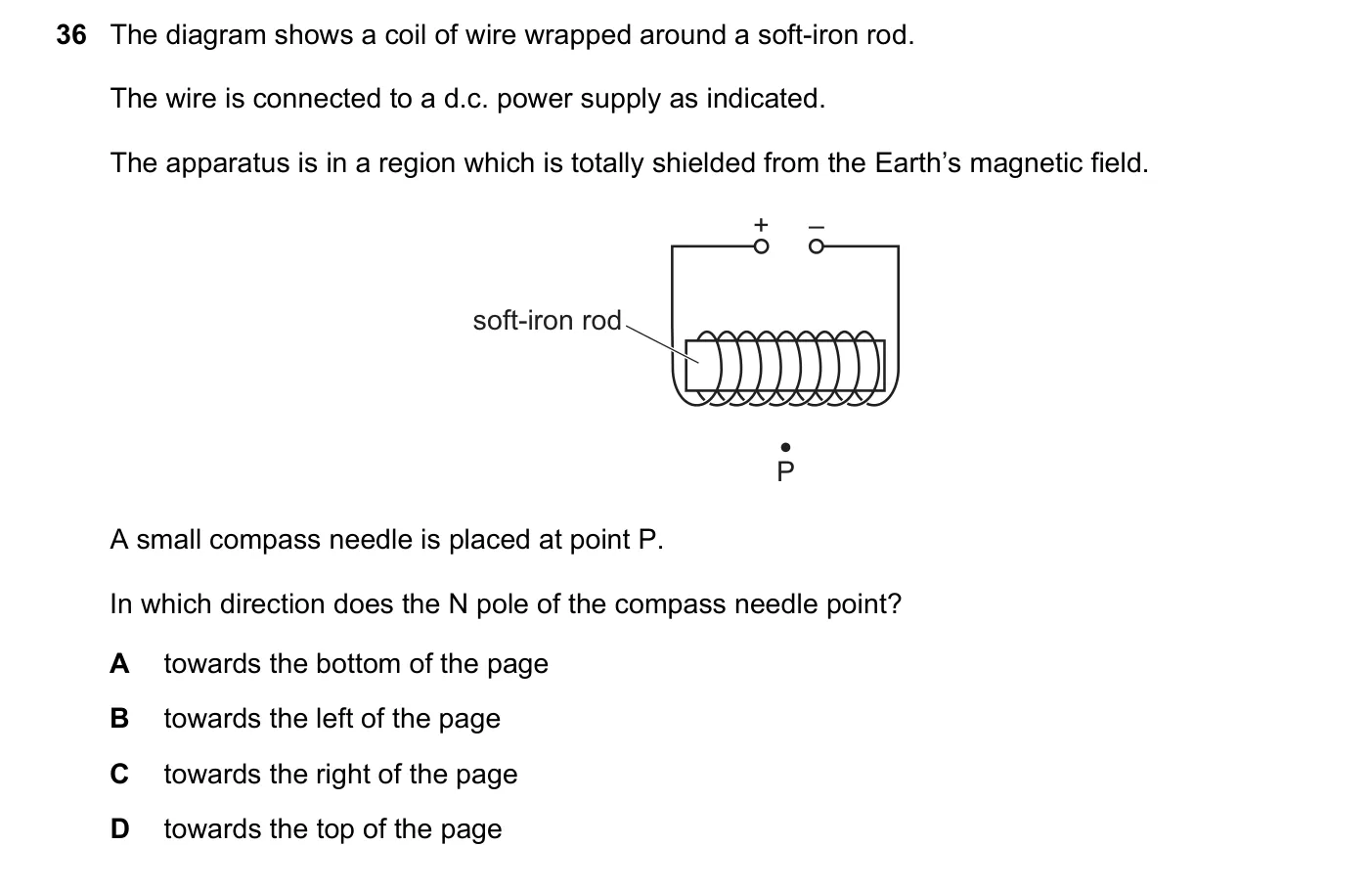 Question 36, November 2020, 0625 Paper 22