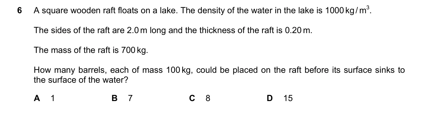 Question 6, November 2020, 0625 Paper 23