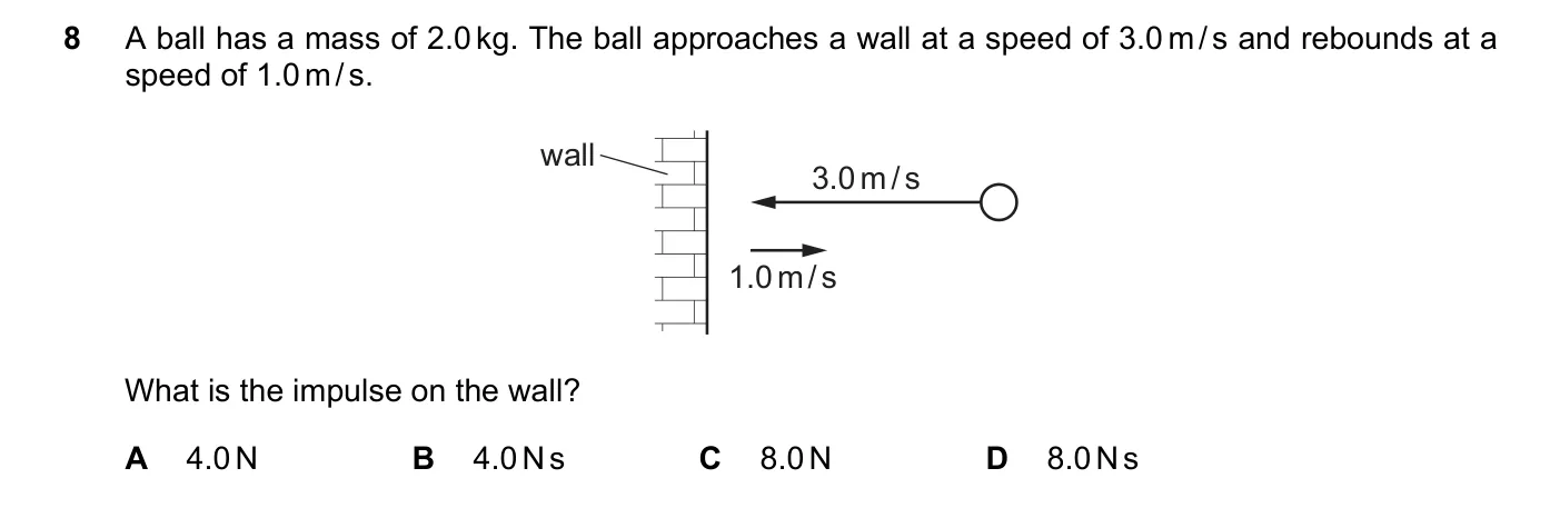 Question 8, June 2021, 0625 Paper 21