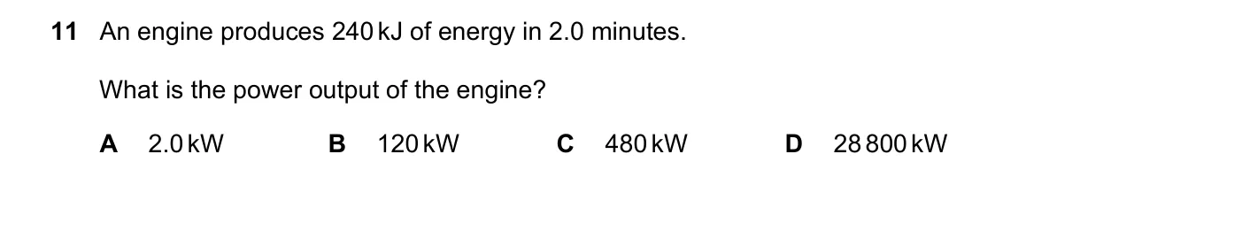 Question 11, June 2021, 0625 Paper 21