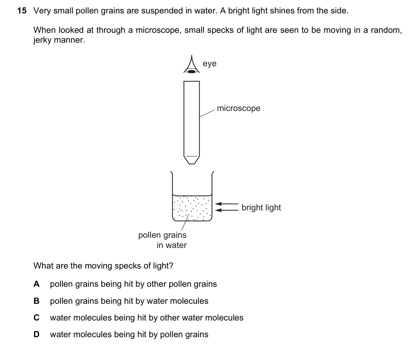Question 15, June 2021, 0625 Paper 21
