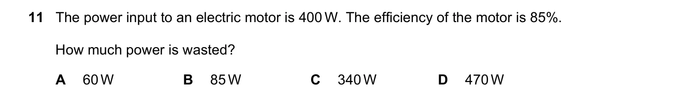 Question 11, June 2021, 0625 Paper 22