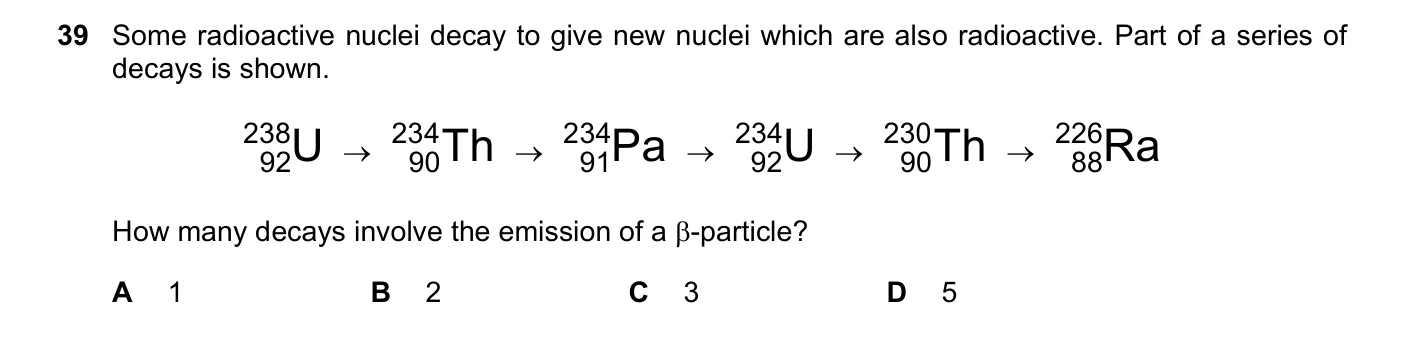 Question 39, June 2021, 0625 Paper 22