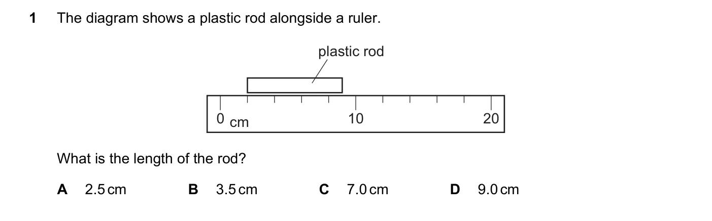 Question 1, June 2021, 0625 Paper 23
