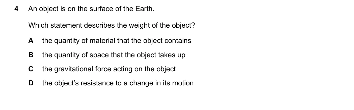 Question 4, June 2021, 0625 Paper 23