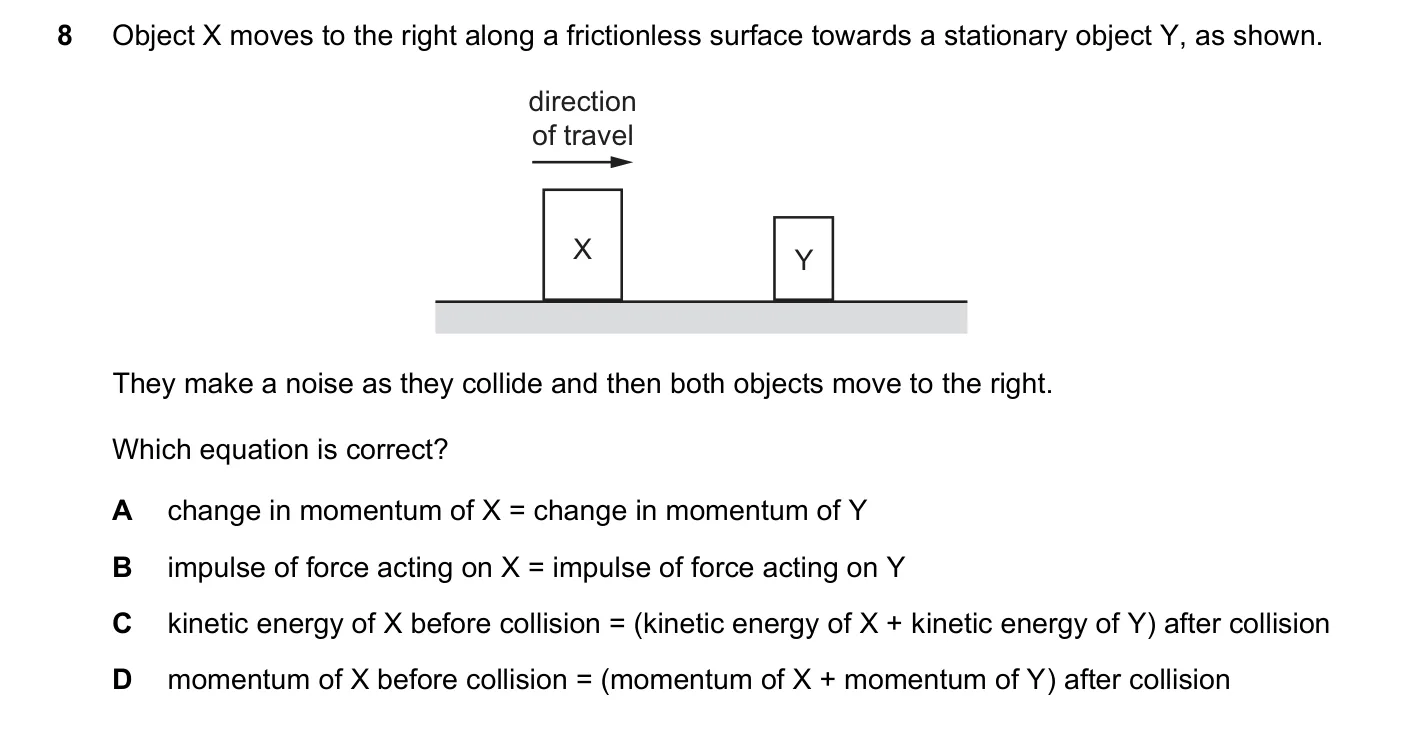 Question 8, June 2021, 0625 Paper 23