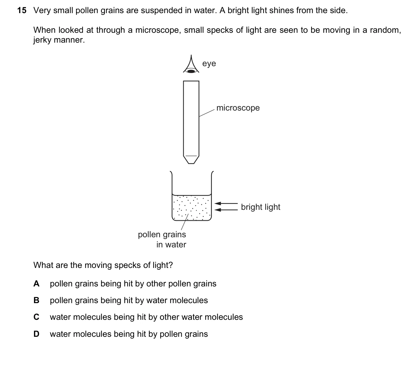 Question 15, June 2021, 0625 Paper 23