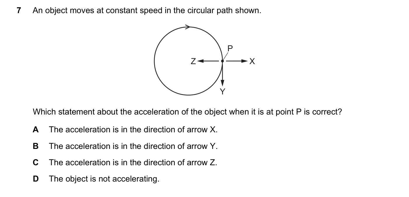 Question 7, March 2021, 0625 Paper 22