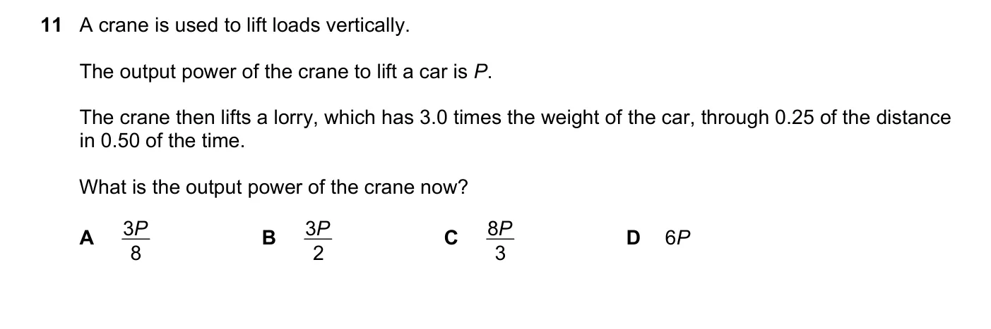 Question 11, March 2021, 0625 Paper 22