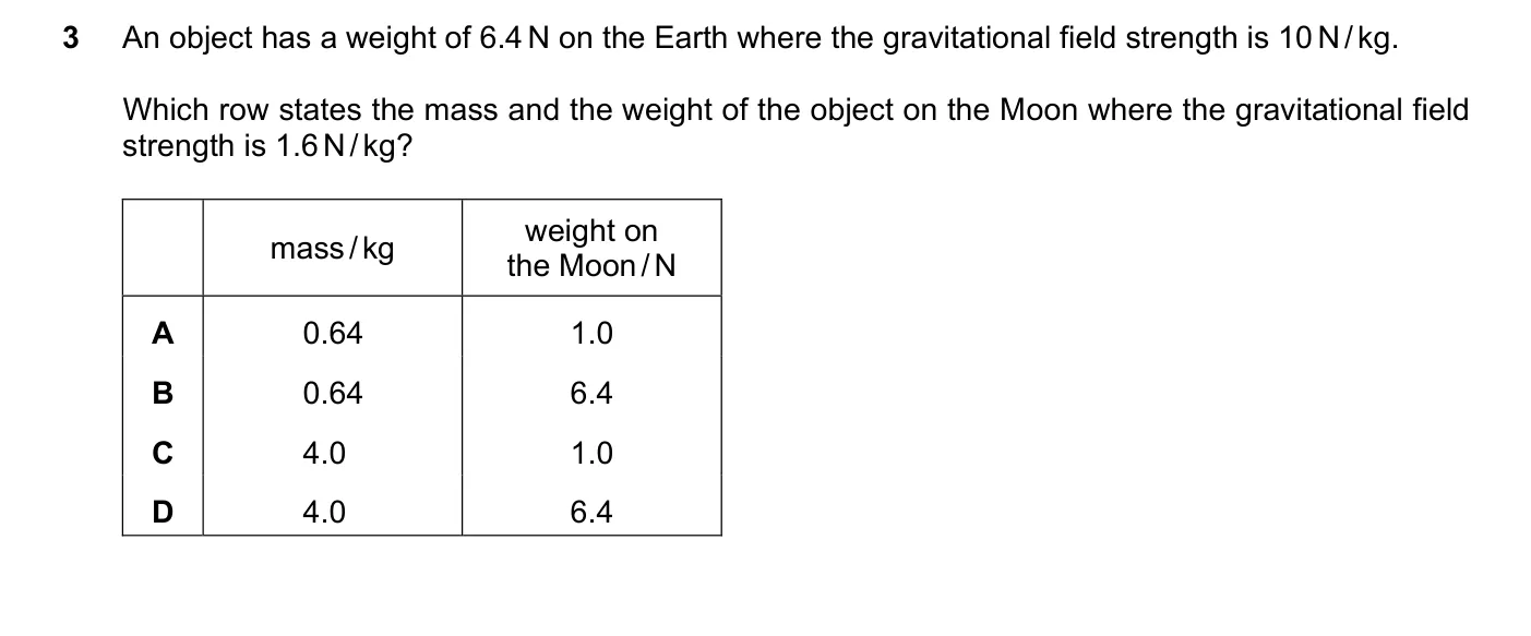 Question 3, November 2021, 0625 Paper 21