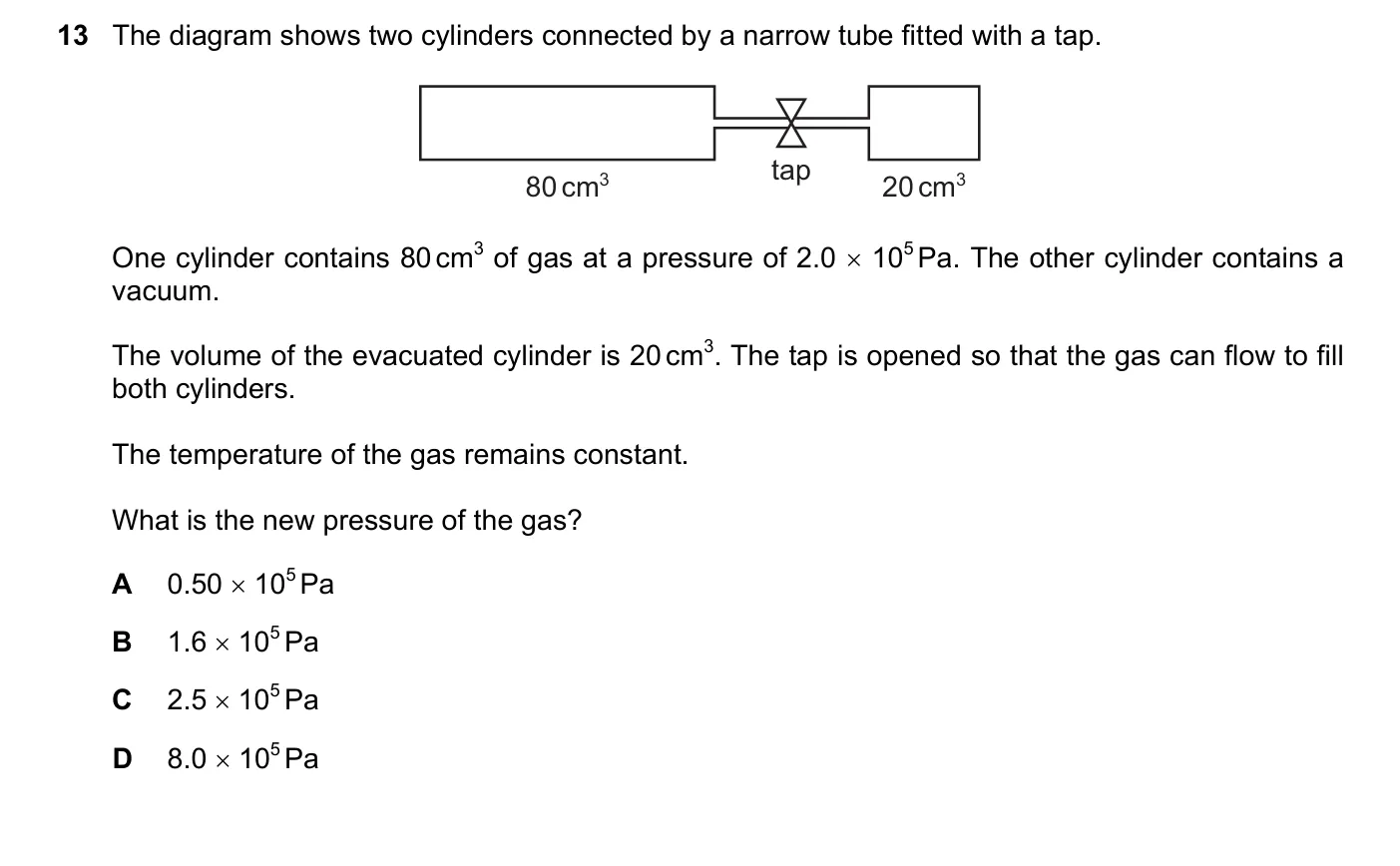 Question 13, November 2021, 0625 Paper 21