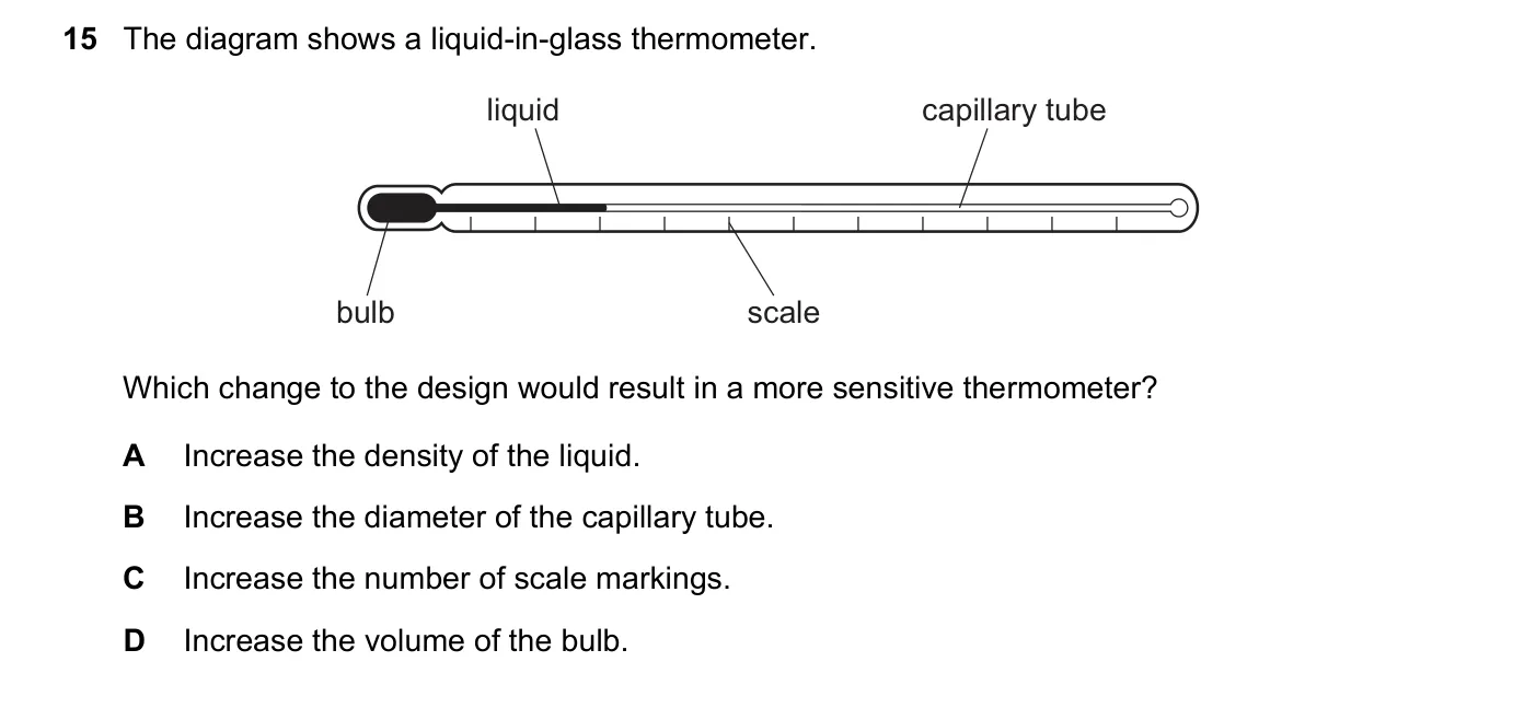 Question 15, November 2021, 0625 Paper 21