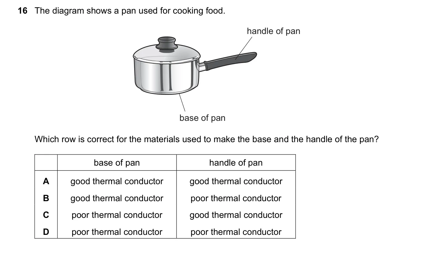 Question 16, November 2021, 0625 Paper 21