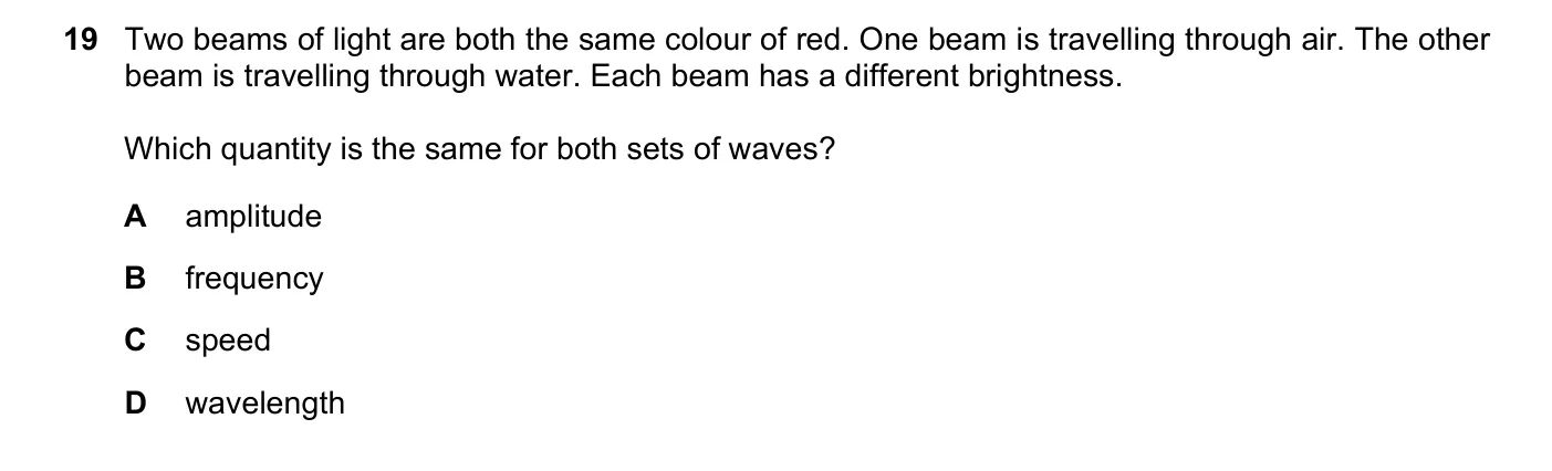 Question 19, November 2021, 0625 Paper 21