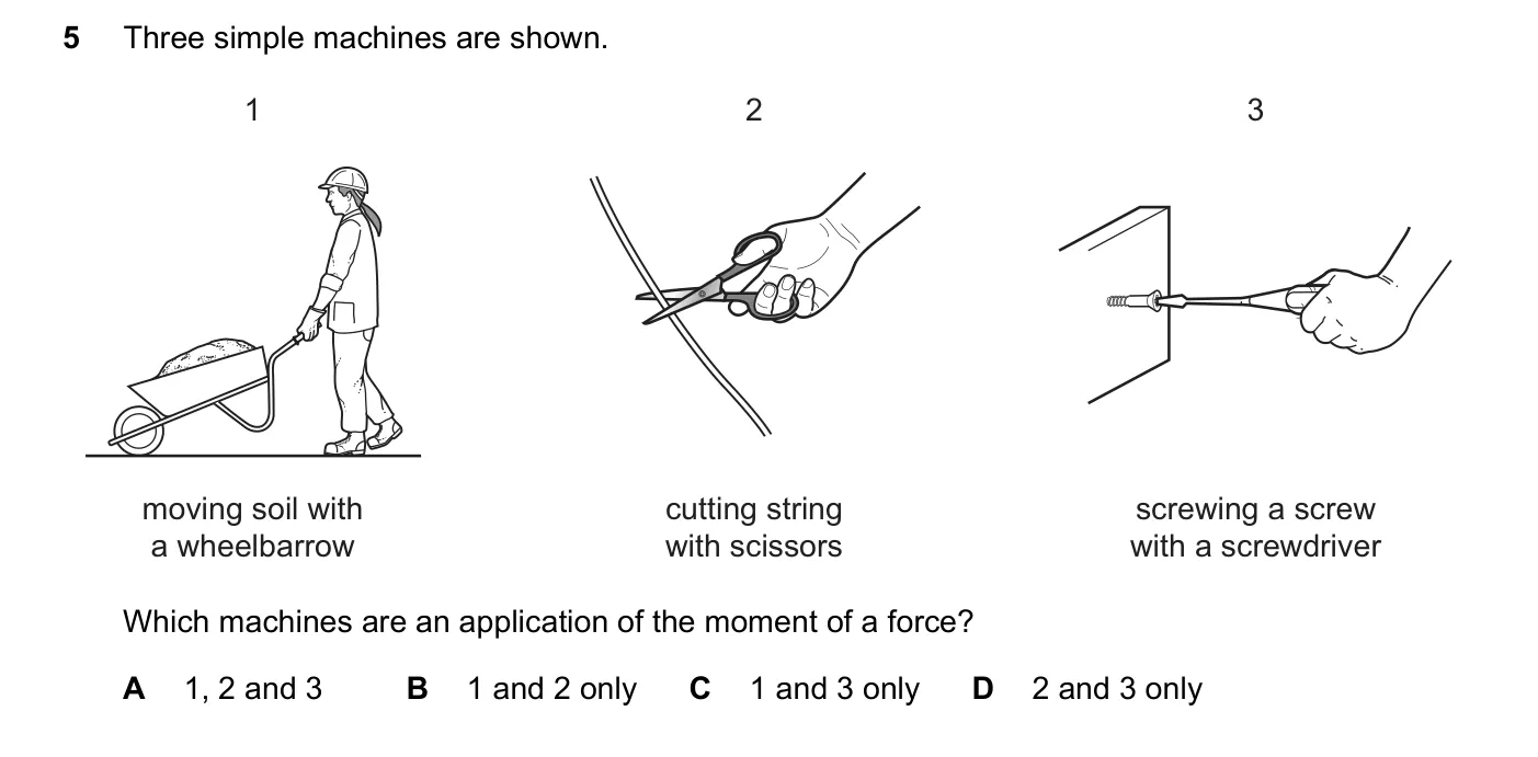 Question 5, November 2021, 0625 Paper 22