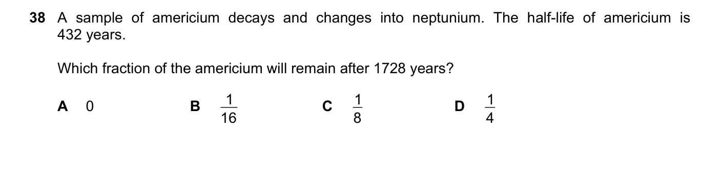 Question 38, November 2021, 0625 Paper 22