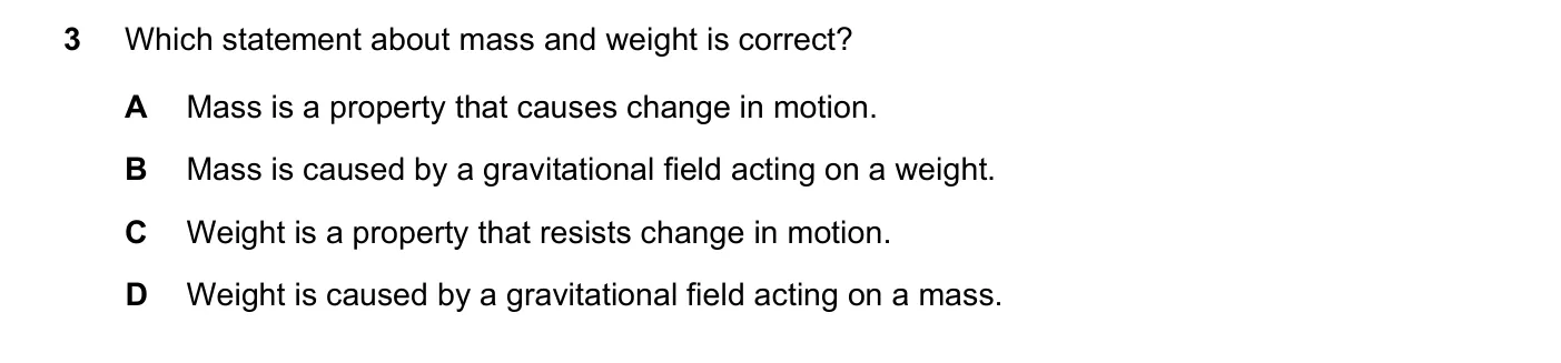 Question 3, November 2021, 0625 Paper 23