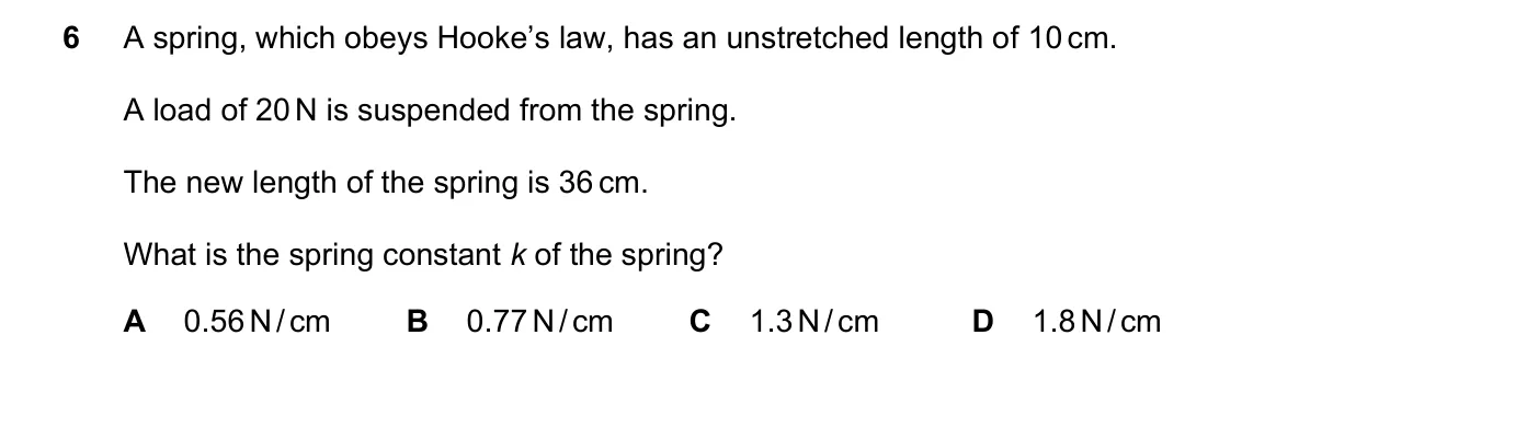 Question 6, November 2021, 0625 Paper 23