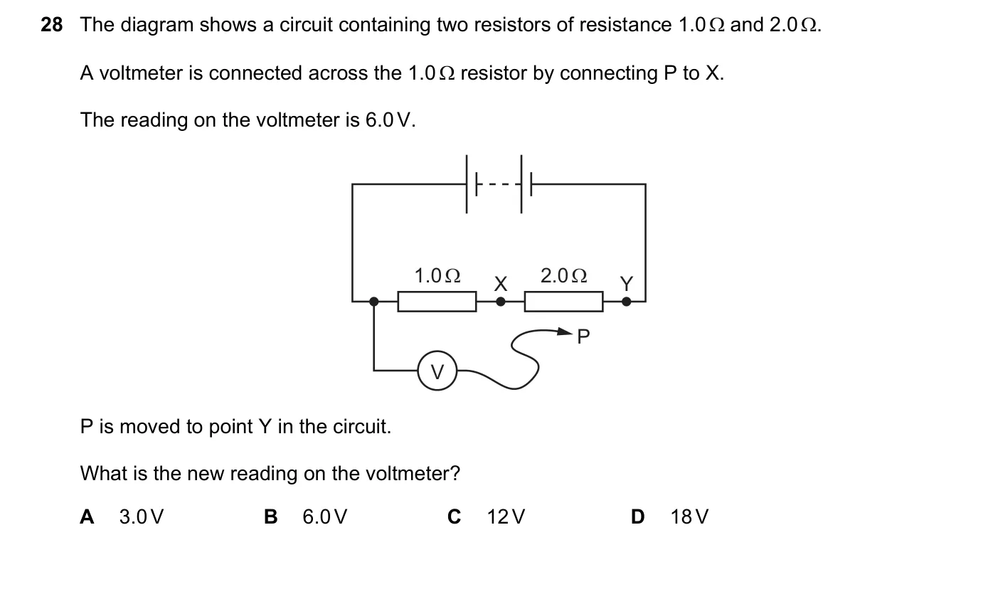 Question 28, November 2021, 0625 Paper 23