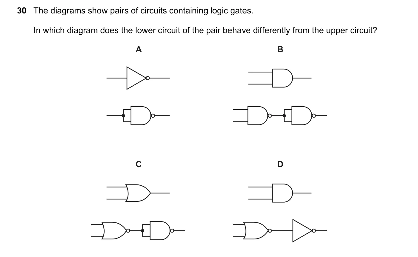 Question 30, November 2021, 0625 Paper 23