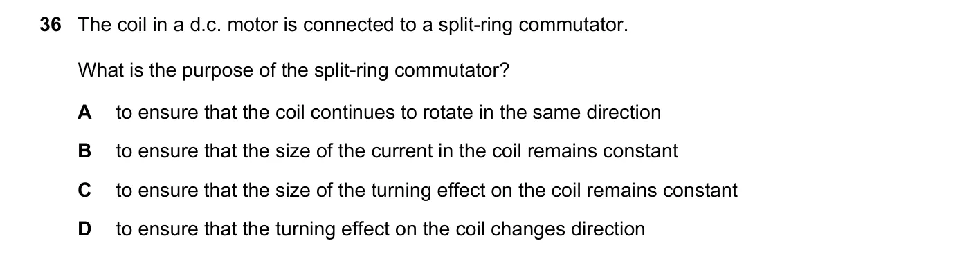 Question 36, November 2021, 0625 Paper 23
