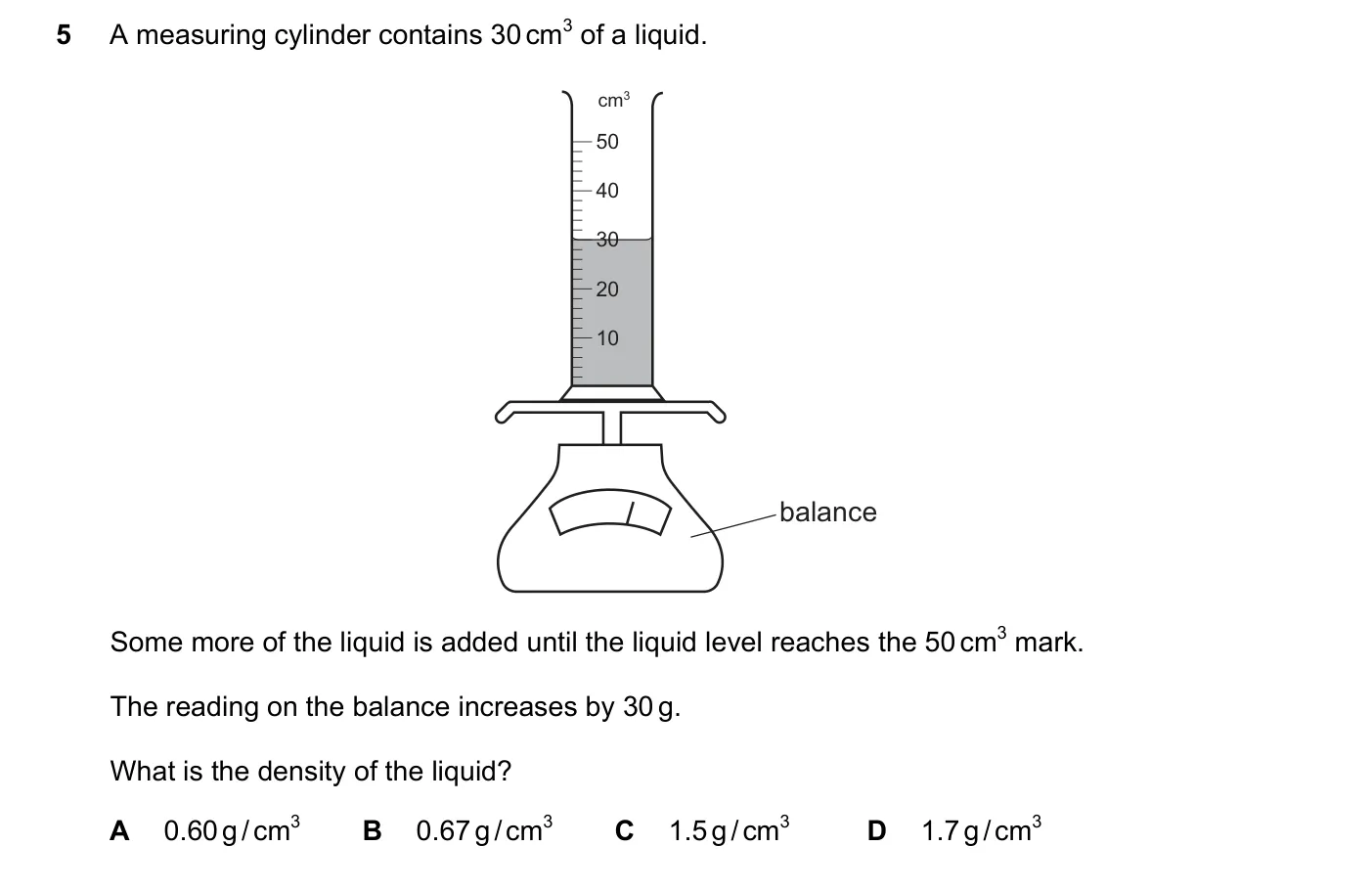 Question 5, June 2022, 0625 Paper 21