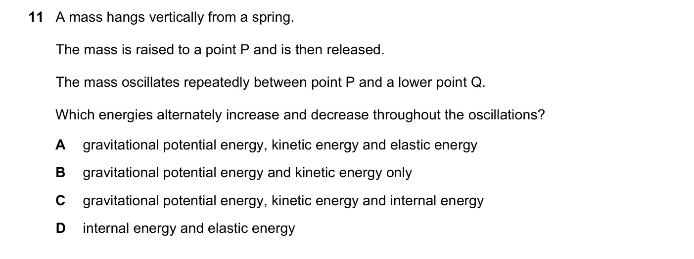 Question 11, June 2022, 0625 Paper 21